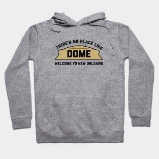 Theres No Place Like Dome, NO - white Hoodie